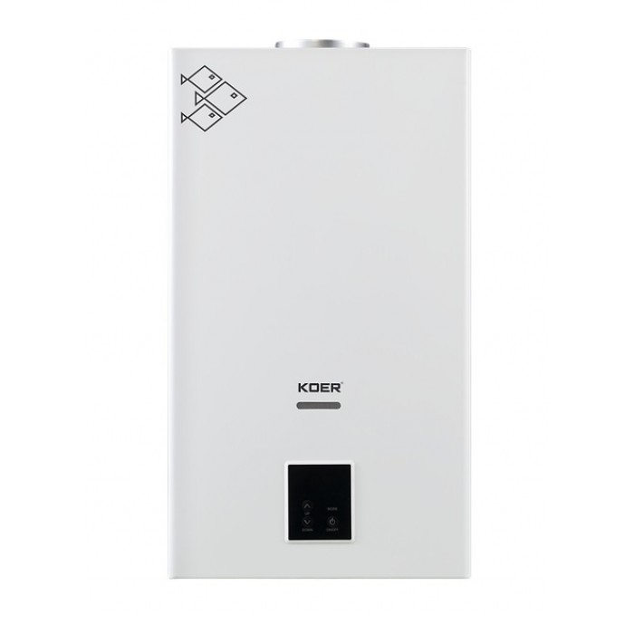 Газовая колонка с модуляцией пламени KOER KWH.G0210 WHITE