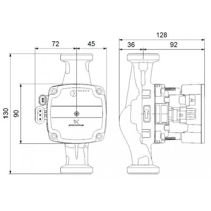 Циркуляційний насос Grundfos ALPHA SOLAR 15-75 130 Циркуляційний насос Grundfos ALPHA SOLAR 15-75 130