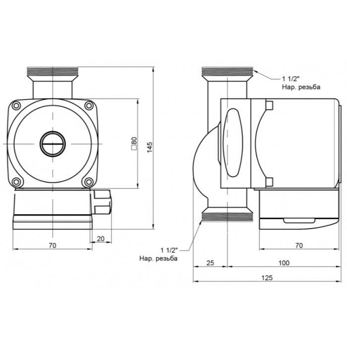 Циркуляційний насос Grundfos UPS 25-60 130 (88P3210153) Циркуляційний насос Grundfos UPS 25-60 130 (88P3210153)