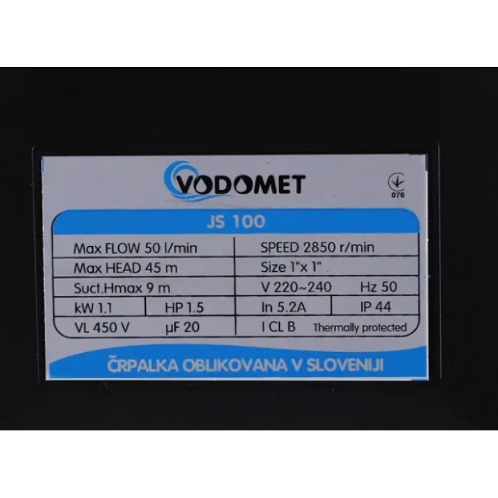 Насос поверхневий відцентровий Vodomet JS100 (VO0020)