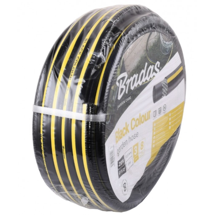 Шланг садовий армований Bradas BLACK COLOUR 1/2" - 20м чорний WBC1/220 Шланг садовий армований Bradas BLACK COLOUR 1/2" - 20м чорний WBC1/220