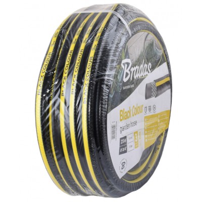Шланг садовый армированный Bradas BLACK COLOUR 3/4" - 25м черный WBC3/425