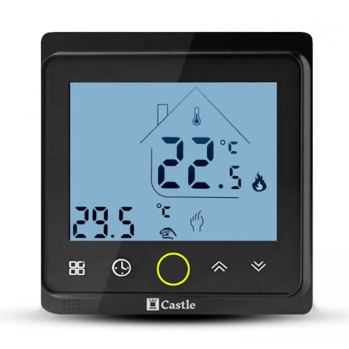 Терморегулятор сенсорний Castle AC603H Wi-Fi Black