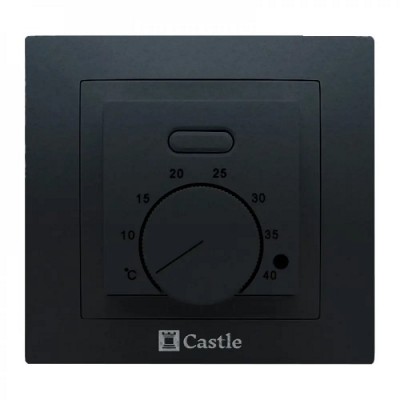 Терморегулятор механический Castle AC308H Black