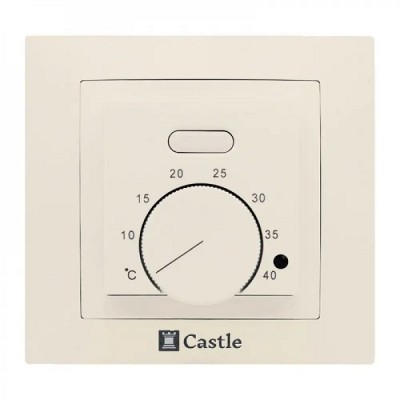 Терморегулятор механический Castle AC308H Ivory