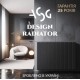Радиатор биметаллический ASG 500/100 Графит