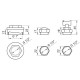 Комплект футорок CRISTAL NR-2011 1/2" (HT 404) Комплект футорок CRISTAL NR-2011 1/2" (HT 404)