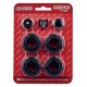 Комплект футорок KOER SET-01 Black 1/2"