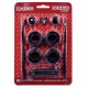 Комплект футорок KOER SET-03 Black 1/2"