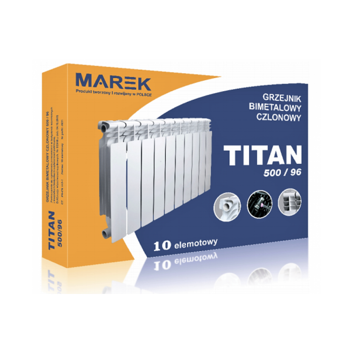 Биметаллический радиатор Marek TITAN 500/96