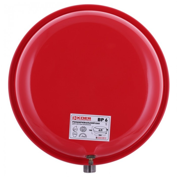 Розширювальний бак плаский Koer BP6 6L 5 Bar (KB0001) Розширювальний бак плаский Koer BP6 6L 5 Bar (KB0001)