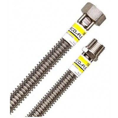 Гофрированный шланг для газа Eco-Flex Газ Стандарт 1/2" 30 см гайка-штуцер