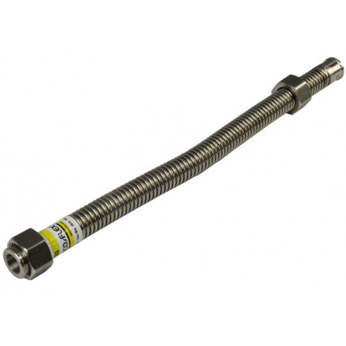 Гофрований шланг для газу Eco-Flex Газ Стандарт 1/2" 30 см гайка-гайка