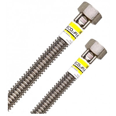 Гофрированный шланг для газа Eco-Flex Газ Стандарт 1/2" 30 см гайка-гайка