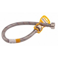 Шланг для воды SD Forte 1/2"x1/2" ВВ 20см SF381W20 нержавейка