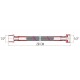 Шланг нержавейка SD Forte 1/2"x1/2" НВ 20см SF382W20