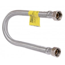 Шланг для воды Thermo Alliance Forte TAF384W20 D10 1/2"x1/2" ВВ 20см нержавейка