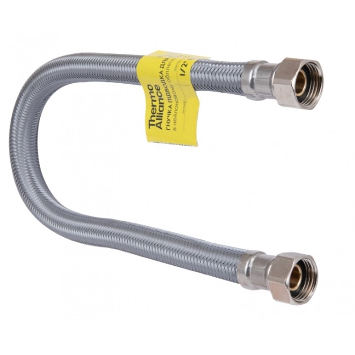 Шланг для воды Thermo Alliance Forte TAF383W20 D10 1/2"x1/2" ВВ 20см NYLON