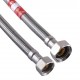 Шланг нержавейка TUCAI 3/8"x1/2" ВВ 0,2м TAQ HG-3812-200