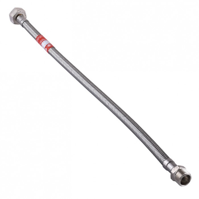 Шланг нержавейка TUCAI 3/8"x1/2" НВ 0,2м TAQ MG-3812-200