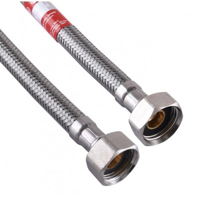 Шланг нержавейка TUCAI 1/2"x1/2" ВВ 0,2м TAQ HG-1212-200