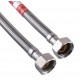 Шланг нержавейка TUCAI 1/2"x1/2" ВВ 0,2м TAQ HG-1212-200