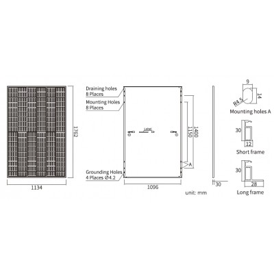 Солнечный модуль JA Solar JAM54D40 LR 470W