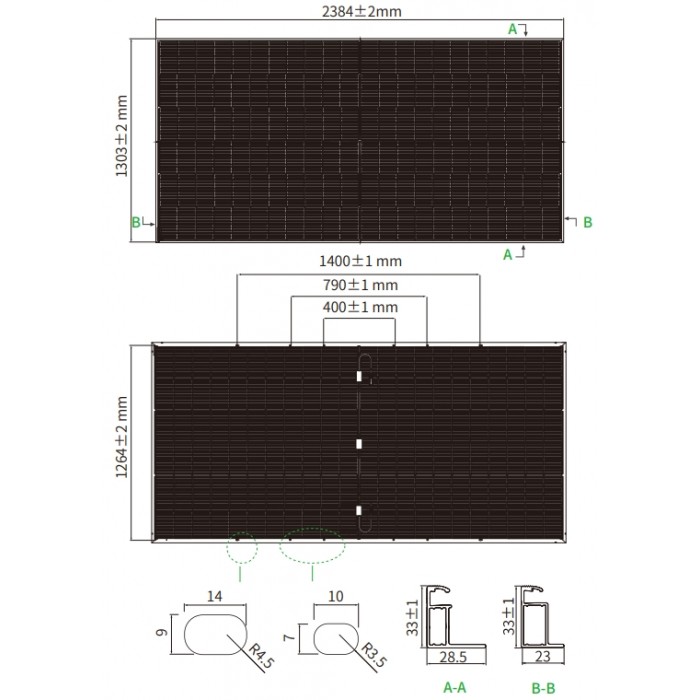 Солнечный двухсторонний модуль Jinko Solar JKM-720N-66HL5-BDV Солнечный двухсторонний модуль Jinko Solar JKM-720N-66HL5-BDV