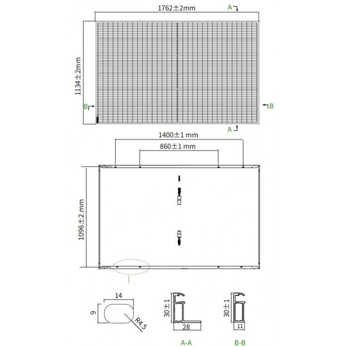 Сонячний модуль Jinko Solar JKM475N-48QL6-DV Сонячний модуль Jinko Solar JKM475N-48QL6-DV