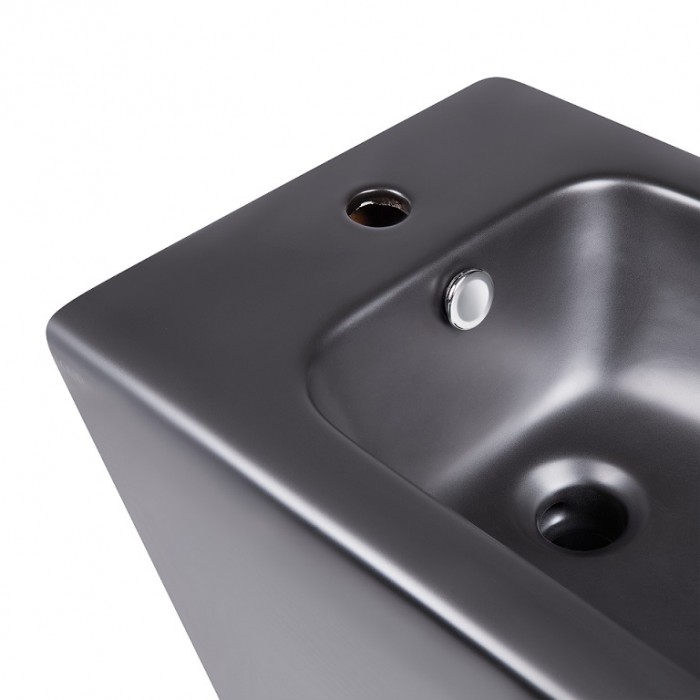 Биде напольное Qtap Robin Matt Black QT13442141CMB
