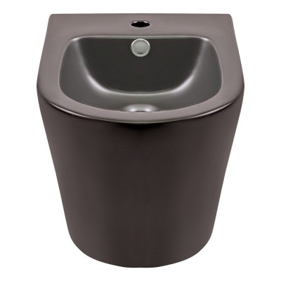 Биде подвесное Qtap Scorpio Matt Black QT1455053FMB