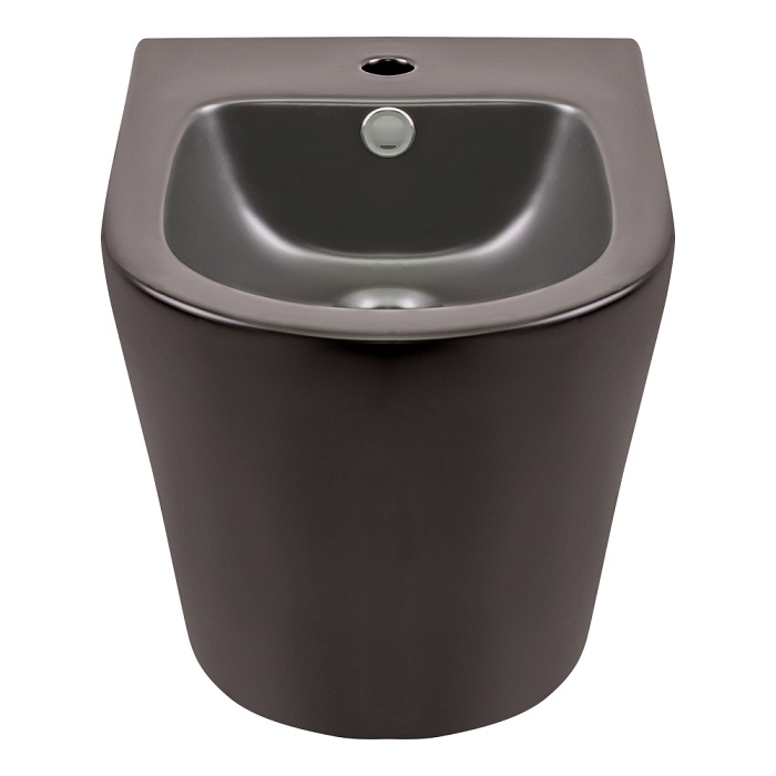 Биде подвесное Qtap Scorpio Matt Black QT1455053FMB