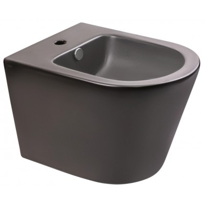 Биде подвесное Qtap Scorpio Matt Black QT1455053FMB