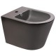 Биде подвесное Qtap Scorpio Matt Black QT1455053FMB