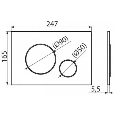 Инсталляция для унитаза AlcaPlast AM101/1120 с кнопкой M678