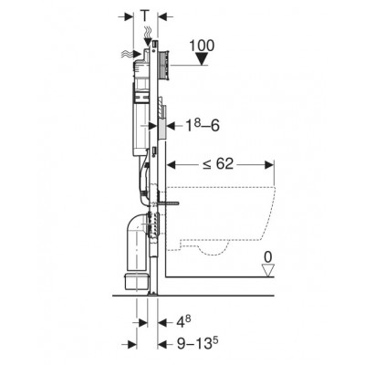 Инсталляция GEBERIT Duofix Sigma 111.300.00.5