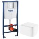 Комплект Grohe Set Унітаз DIVERSE-0101-T1 + Інсталяція 38536001 + панель 38732000