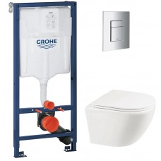Комплект Grohe Set Унитаз ELLIPSE-0301-T3 + Инсталляция 38536001 + панель 38732000