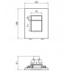 Инсталляция для унитаза Koer KT-0504-01 с панелью смыва KT-0607-01 Хром (KR5348)