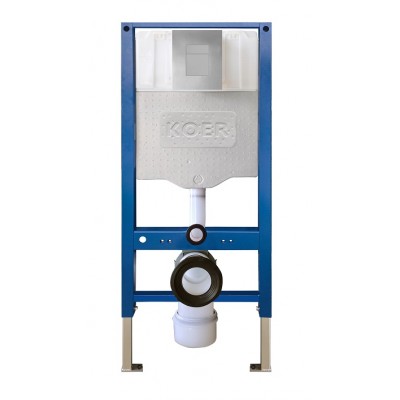 Инсталляция для унитаза Koer KT-0504-01 с панелью смыва KT-0607-01 Хром (KR5348)