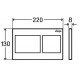Клавіша змиву Viega Prevista Visign for Style 21 (773243) хром мат