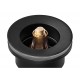 Донный клапан для раковины Koer PW-01-05 Click-Clack черный (KR3403) универсальный
