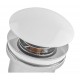 Донный клапан для раковины Koer PW-01-11 Click-Clack белый керамика (KR3405) универсальный