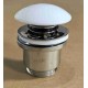 Донный клапан для раковины Koer PW-01-11 Click-Clack белый керамика (KR3405) универсальный