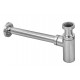 Сифон латунный для умывальника KOER BT-01-01 хром (под донный клапан) 1 1/4'' (KR5246)