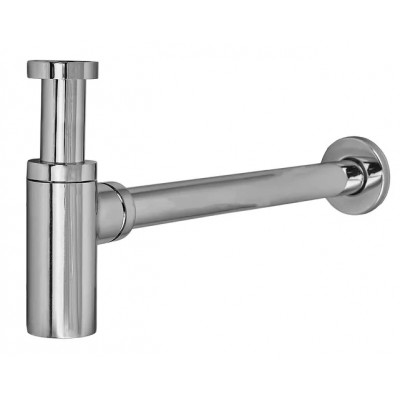 Сифон латунный для умывальника KOER BT-01-01 хром (под донный клапан) 1 1/4'' (KR5246)