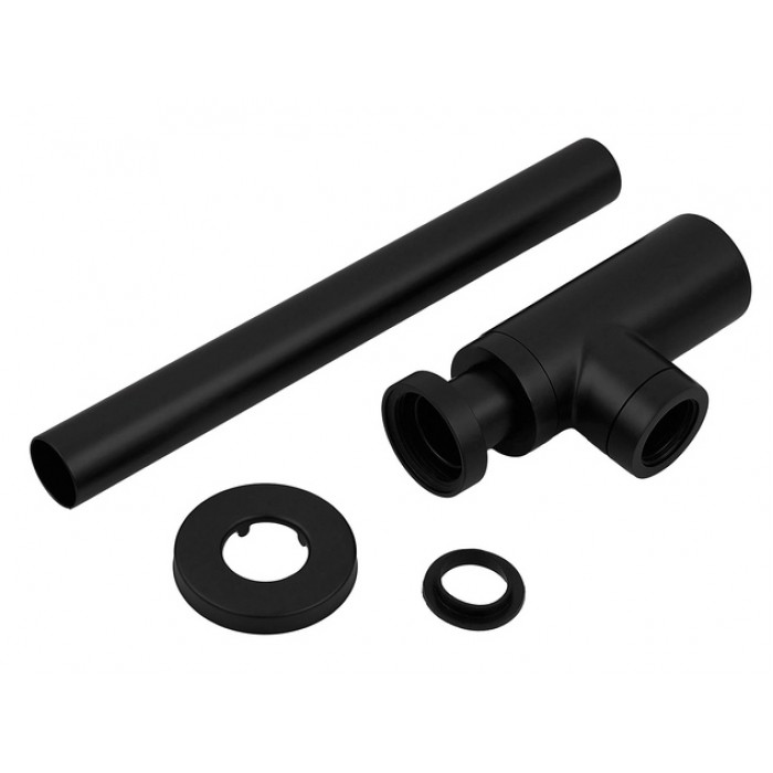 Сифон латунний для умивальника KOER BT-01-05 чорний (під донний клапан) 1 1/4'' (KR3410) Сифон латунний для умивальника KOER BT-01-05 чорний (під донний клапан) 1 1/4'' (KR3410)