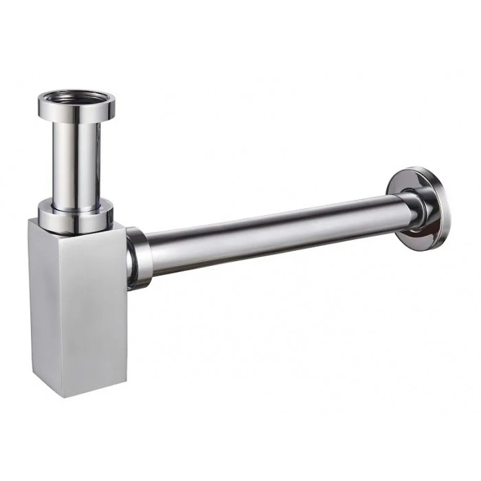 Сифон латунный для умывальника KOER BT-02-01 хром (под донный клапан) 1 1/4'' (KR3411)