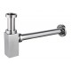 Сифон для умывальника KOER BT-02-01 хром (под донный клапан) 1 1/4'' (KR3411)