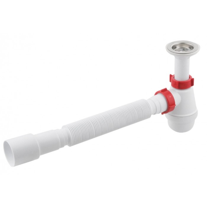 Сифон для умивальника PLM 1 1/4"x40 з випуском 40x40/50 PM 40 SF 10 02